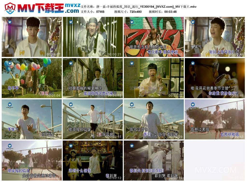 唐一嘉-幸福的弧度_国语_流行_YE300194